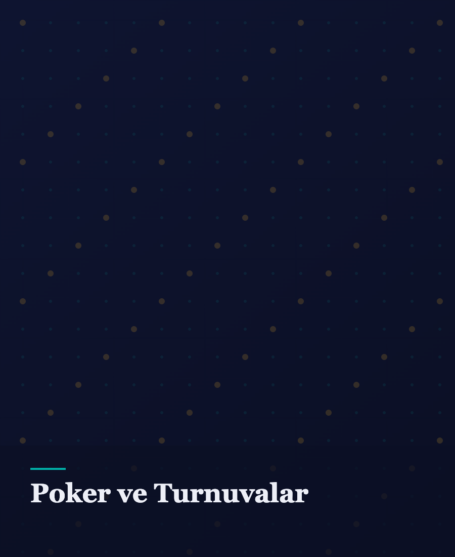 Poker ve Turnuvalar — F1Casino görseli